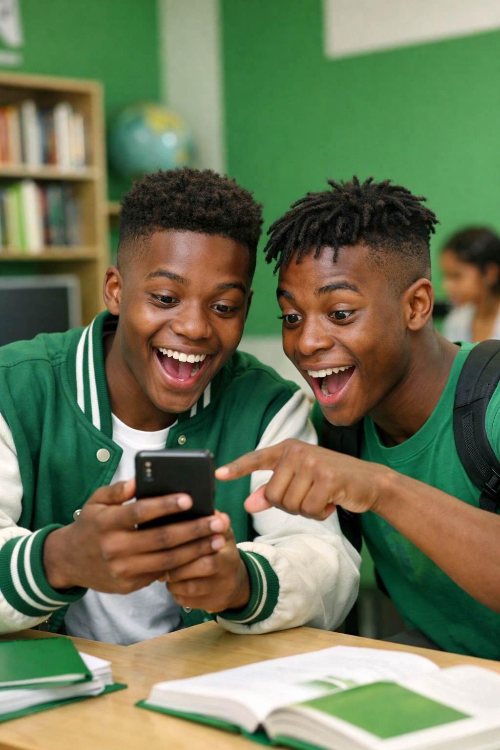 Estudantes moçambicanos a descobrir o Genius7
